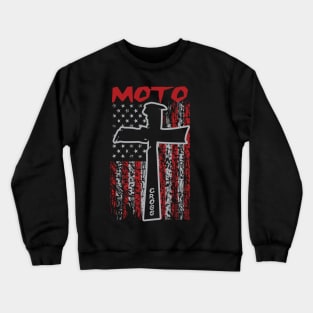 CHRISTIAN MOTOCROSS Crewneck Sweatshirt